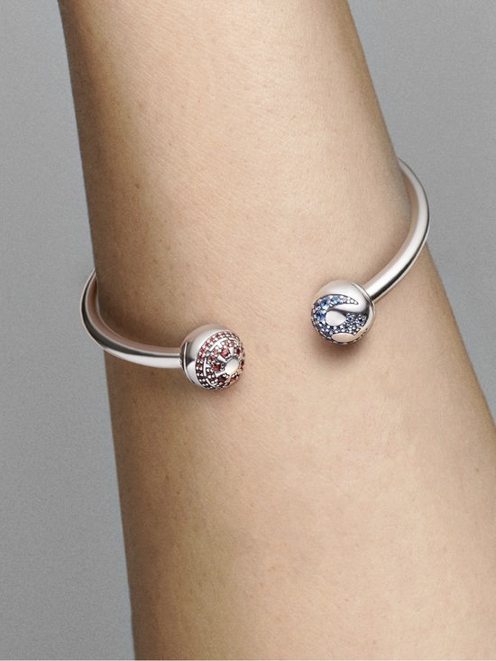 Star Wars Jewelry - Pandora S925 Ale Star Wars 'The Force Will Be with You Always' CZ Open Bangle